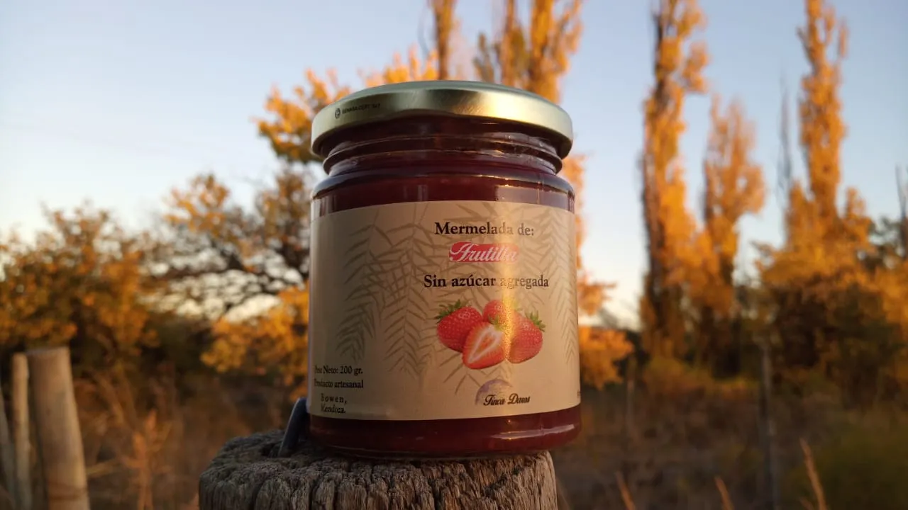 Mermelada de Frutillas sin azúcar agregada